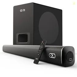 GOBOULT X120 2.1 Channel Bluetooth Soundbar with BoomX Subwoofer, 120-Watt Output Surround Sound, EQ Modes, Remote Accessibility, USB/HDMI/AUX & Optic