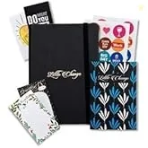 Amazon Basics Undated 2026 Planner with Daily, Weekly and Monthly Sections, To-Do Lists, Bookmarks and Stickers (A5, Black)