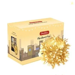 Desidiya 35 Feet Long LED Power Pixel Serial String Light, 360 Degree Light in Bulb | Copper Led Pixel String Light for Home Decoration,Diwali,Christm