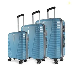 Airpro Set of 3 (Cabin+Medium+Large) Trolley Bags, Teal Blue