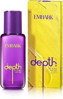 EMBARK Depth Flare Long Lasting Perfume for Women | 20ml Eau De Parfum | Floral Woody Premium Fragrance | Gift for Women EMBARK Depth Flare Long Lasti