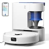 ECOVACS DEEBOT N30 Plus White 2 in 1 Robot Vacuum & Mop, New Launch, Bagless Eco-Friendly Multi-Cyclone Auto Empty Station, 10000 Pa Suction, 5200mAh
