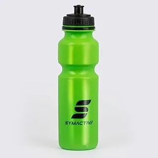 Leakproof Unbreakable Squeezable Sports Sipper Water Bottle with Push/Pull Cap | Anti-Slip Grip | LDPE Material | BPA-Free | 800 ml | Green