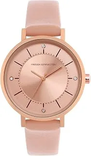 French Connection Analog Women's Watch (Dial Colored Strap)