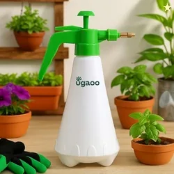 Ugaoo Pressure Spray Pump for Garden | 1L Water Sprayer with Brass Nozzle | Multipurpose Spray Pump for Watering, Fertilizing & Pest Control (Color Ma