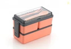 2Mech Lunch Box for Kids - Tiffin Box Lunch Box for Men Durable Perfect Size for On-The-Go Meal, BPA-Free and Food-Safe Materials Food Container Compa