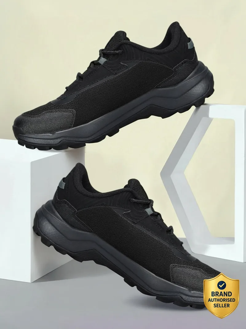 PUMA Quest X Running Shoes For Men (Black , 9)