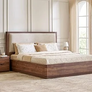 Home Centre | Hadley Queen Size Bed | Engineered Wood | Brown | 1 Year Warranty
