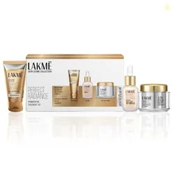 Lakm Perfect Radiance, Pigmentation Treatment Kit, Facewash 50g + Serum 15ml + Day Creme 50g, for Uneven Skin Tone, with Niacinamide, Enhances Natural Radiance, Complete 3-Step Skincare Regimen, for Women, Pack of 3