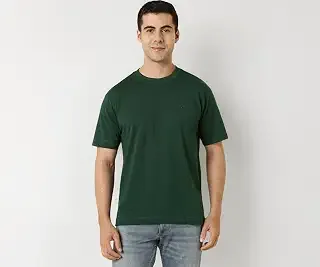 Men's Cotton T-Shirt | Drop Shoulder | Back Print | Regular Fit | Casual Streetwear Style