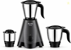 Preethi Tiara 500 W Mixer Grinder Tiara MG 275 | 3 Jars | Powerful Grinding for Chutney, Masala & Batter | Grey