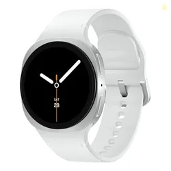 Samsung Galaxy Watch8 (40mm, Bluetooth, Silver) with 3nm Processor | Dual GPS | Sapphire Glass & Armor Aluminum | 5ATM & IP68 | BP, ECG, IHRN & Vascular Load Monitoring | Anti-oxidant Index