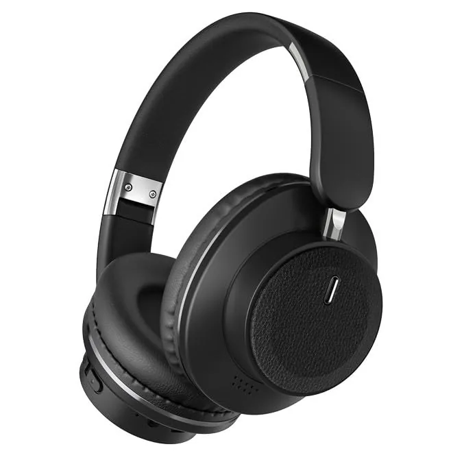 COREGENIX H9 Over Ear Headphones with Active Noice Cancelation (50dB), Upto 50 Hrs Playtime, Fast Charging, in-Built ENC Mic, 40mm Titanium Bass Drive