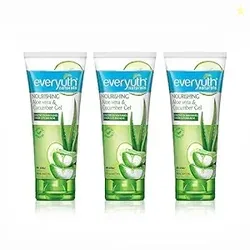 Everyuth Naturals Nourishing Aloe Vera & Cucumber Gel| Protects from Acne, Cuts & Rashes|Refreshing & Soothing Care|Paraben free|For Oily, Dry, Normal