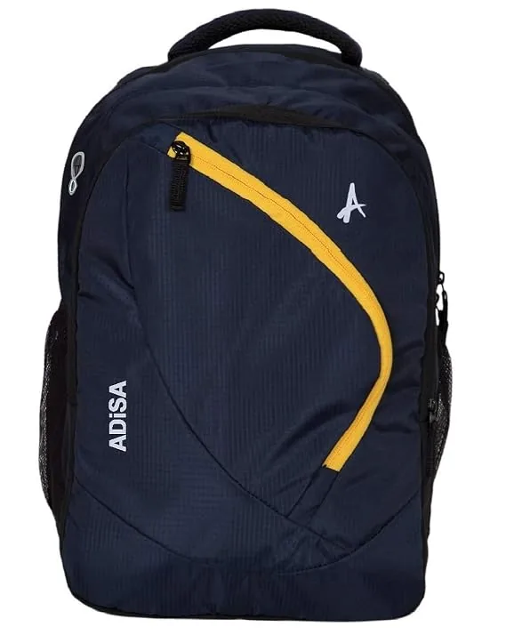 ADISA Laptop Backpack for Men and Boys - College Bag with Padded Laptop Compartment upto 15.6 inch for Office, Travel, School - Casual Laptop Bag Pack