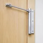 Automatic Door Closer, Heavy Duty Adjustable Spring-Loaded Door Closer with Allen Key & Screws, Self Closing for Residential, Commercial, Storm, Inter