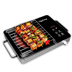 Lifelong 2000 Watt Infrared Induction Stove with Digital Display - Surge Protection, Electric Induction, 4 Cooking Modes, Auto Shut Off & Temperature