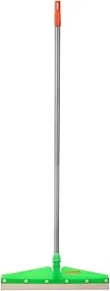 Zureni MACH-5 Wiper 19 inch Foam Rubber Blade, Double Lamination Rod with Sturdy Long Handle for Wiping, Floor Cleaning and Dirt Removal in Home, Bath