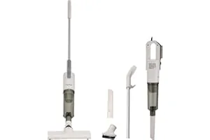 Lifelong 2-in-1 Handheld & Stick Vacuum Cleaner | 14KPA Suction | HEPA Filter | 3 Cleaning Heads for Dust Mite, Bed, Sofa, Floor | Click Lock Detachab