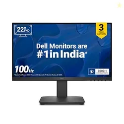 Dell SE2225HM 21.5"/54.6cm FHD, 100Hz Refresh, VA Panel, 5ms Response, Tilt Adjust, 3000:1 Contrast, 250 cd/m2, Ports: HDMI, DP 1.2, VGA, TV