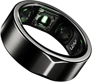 Leaf Halo Smart Ring | Health Tracker | Sleep, Fitness, Stress | Includes 30+ Workout Modes | Battery upto 10 Days | Buy Sizing Kit First | Track Step