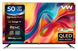 VW VISIO World 127 cm (50 Inches) SmartChioce Pro Series 4K Ultra HD Smart QLED Google TV VW50GQ2 VW VISIO World 127 cm (50 Inches) SmartChioce Pro Se