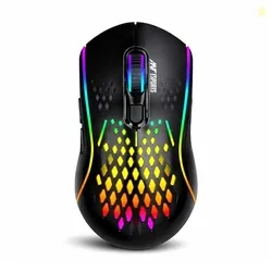 Ant Esports GM700 Wireless Gaming Mouse |4800 DPI Adjustable Sensor |11 RGB LED Modes | Lightweight Honeycomb Design |2.4GHz Low Latency |Rechargeable