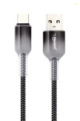 Nextech USB A to USB-C 3A Fast Charging Cable | 2.44m Braided Cable | Type C Cable Fast Charging | C Type Charger Cable | 480Mbps Data Sync | USB C Charger Cable for Smartphones, Tablets & Devices