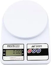Ant Esports AEKS100 Kitchen Weighing Machine/Food Scale for Health, Fitness, Shop,Home Baking & Cooking with Large LCD Display,Tare Function, OverLoad