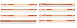 Halonix 20-watt LED Batten/Tubelight | Streak square 4-ft LED Batten for Living Room & Bedroom | White, Pack of 8 Halonix 20-watt LED Batten/Tubelight