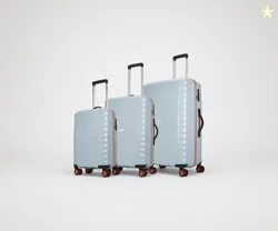 Aristocrat Altitude Set of 3 (Cabin+Medium+Large) Trolley Bags, Surf Spray