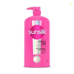 Sunsilk Luscious Thick &amp; Long Shampoo 1L || with 3% KERA-PROTEIN COMPLEX for Thicker, Fuller &amp; Bouncier Hair