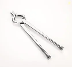 Clazkit Stainless Steel Kitchen Pincer 9mm | Multi-Purpose Food Tong for Cooking, Serving, BBQ, Salad, Bread, Pasta & Ice | Heat Resistant Grip | Heav