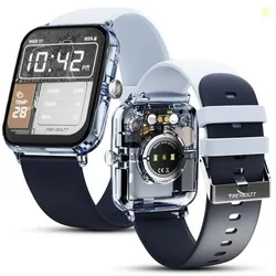 Ninja Phantom Smart Watch 1.83 Display, Transparent Clear Body Design, Bluetooth Calling, 120+ Sports Modes, Voice Assistant, AI Outfit Watch Face Sm