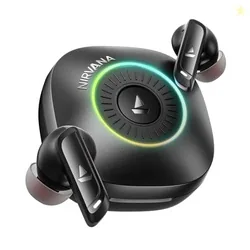 boAt 2026 Launch Nirvana Crown, SONIC ARC, LEDs, Haptic Feedback,50dB Hybrid ANC,Spatial Audio, 6 Mic ENx, App Support, v6.0 Bluetooth Earbuds, TWS Ea