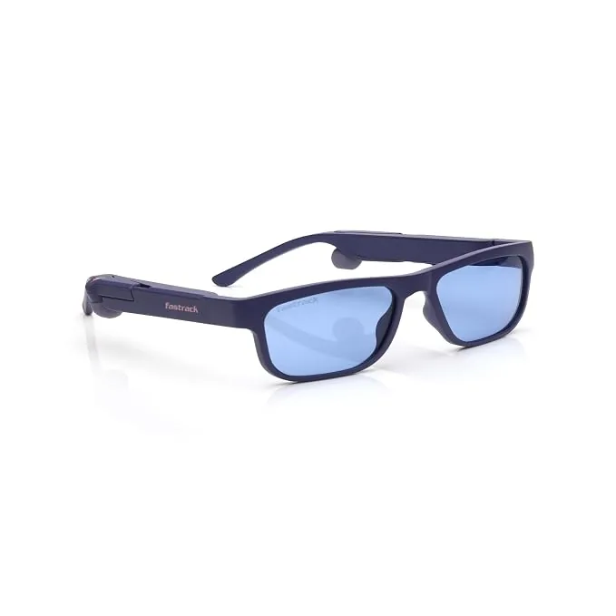 Fastrack Vibes polarized UV protection smart Sunglasses with music taking phone calls, and get navigation updates via built-in Bluetooth speakers (Medium)