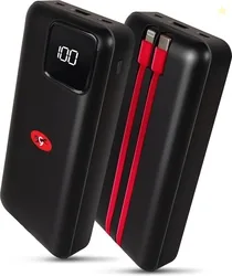 EVEREADY 20000 mAh 22.5 W Pocket Size Power Bank (Black, Lithium-ion, Fast Charging, Quick Charge 3.0, Power Delivery 3.0 for Mobile, Tablet, Earbuds,