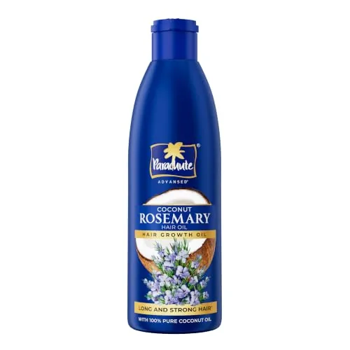 Parachute Advansed Coconut & Rosemary Hair Growth Oil | With Pure Coconut Oil | Nourishment for Growth & Strength, 300ml