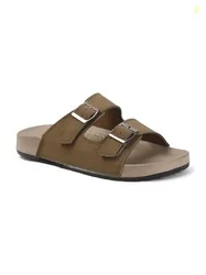 Sukun mens Sukun Slb_10 Mens Stylish Dual-strap Buckle Sandals Sandal