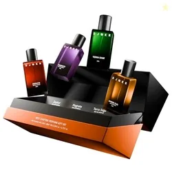 Djokr Next Chapter Mens Perfume Gift Set | 4 x 20 ml Eau de Parfum  Zephyr, Magnate, Terra Sage, Amber Oud | Long-Lasting Fragrance | Pack of 4 Prem