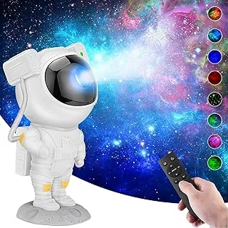 Desidiya 360 Galaxy Star Projector with Timer & Remote Control, Ideal for Bedroom Ceiling, Home Decor, and Parties (Corded Electric)