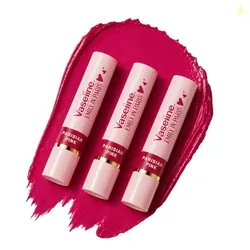 Parisian Pink Emily in Paris Limited Edition Pink Tinted Lip Balm Stick 3g (Pack of 3)