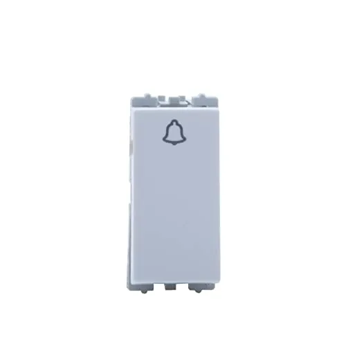 Wipro Northwest Nowa 6A Bell Push, White (pack of 20)