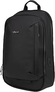 F Gear Capri Black 20L Tech Laptop Backpack, USB & Type-C, 180 Wide Open | Premium & durable, 180-degree wide opening, USB & Type-C port, anti-theft p