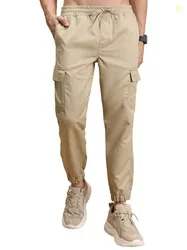 Men's Cargo Jogger Trousers| Utility Pockets | Trouser for Men | Men Trousers