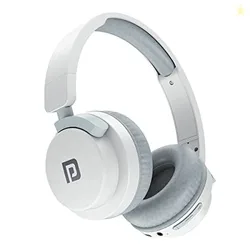 Portronics Muffs M2 Bluetooth Headphones Over Ear with Upto 40 Hrs Playtime, 40mm Dynamic Drivers, AUX 3.5mm, Powerful Bass, Laptop & PC Support,Type
