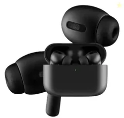 OWDIO Wireless Earbuds TWS in-Ear Bluetooth Headphones, Matte Black | Active Noise Cancellation, Charging Case Included, Touch Controls, Secure Ear Ti