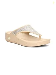 Bata Women's NEW KAFI Fashion Slipper's BEIGE - 5 UK (5728945)