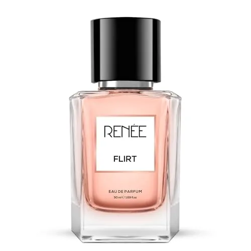 RENEE Flirt Eau De Parfum 50ml - Premium Long-lasting Fragrance With Notes of Mandarin, Rose, Vanilla - Versatile Scent for All Occasions - Perfect Gifting Option