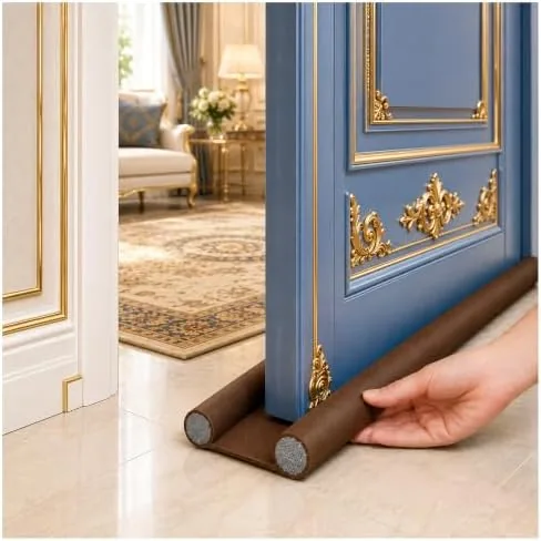 Pack of 5, 38 Inches 120 GSM Door Guard,Rat Protector Guard Bottom Seal Strip Gap Filler for Doors,Soundproof, Noise Reduction, Energy Saving, Dust &